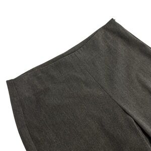 Talbots Heritage Charcoal Gray Pants Womens 6 Side Zip Straight Leg Stretch